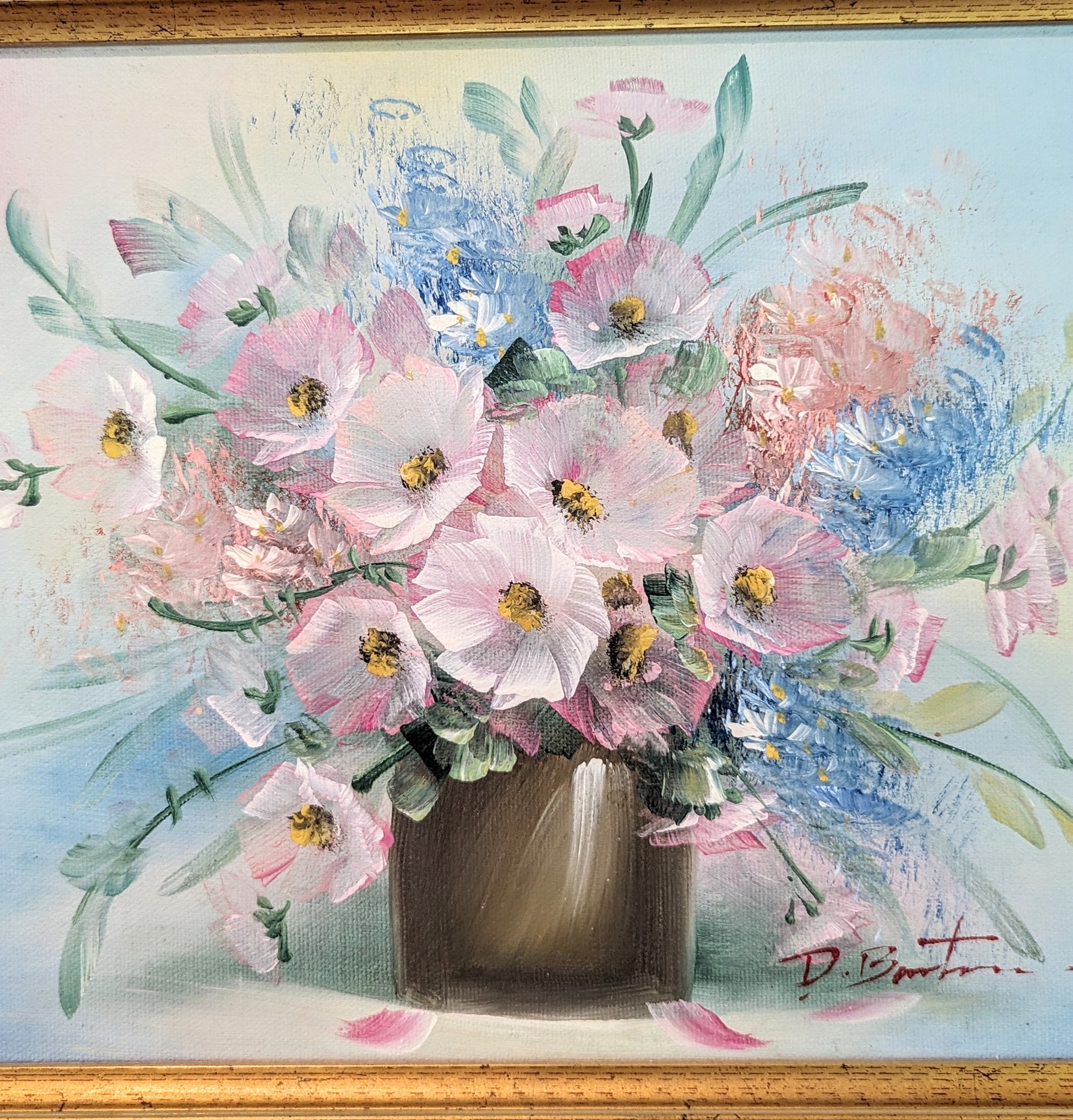 vintage-framed-flower-painting-etsy