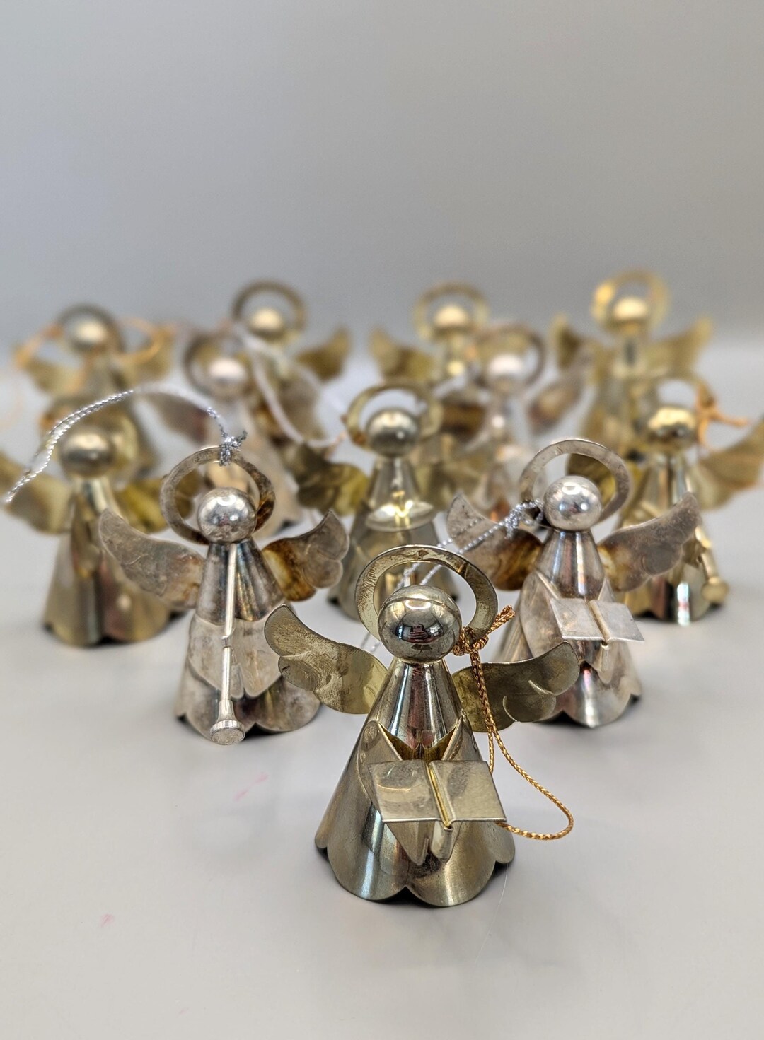 Walther&co silver brass angel ornament main image 1