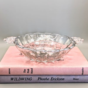 Vintage Silver City Glass Co. Divided Relish Dish