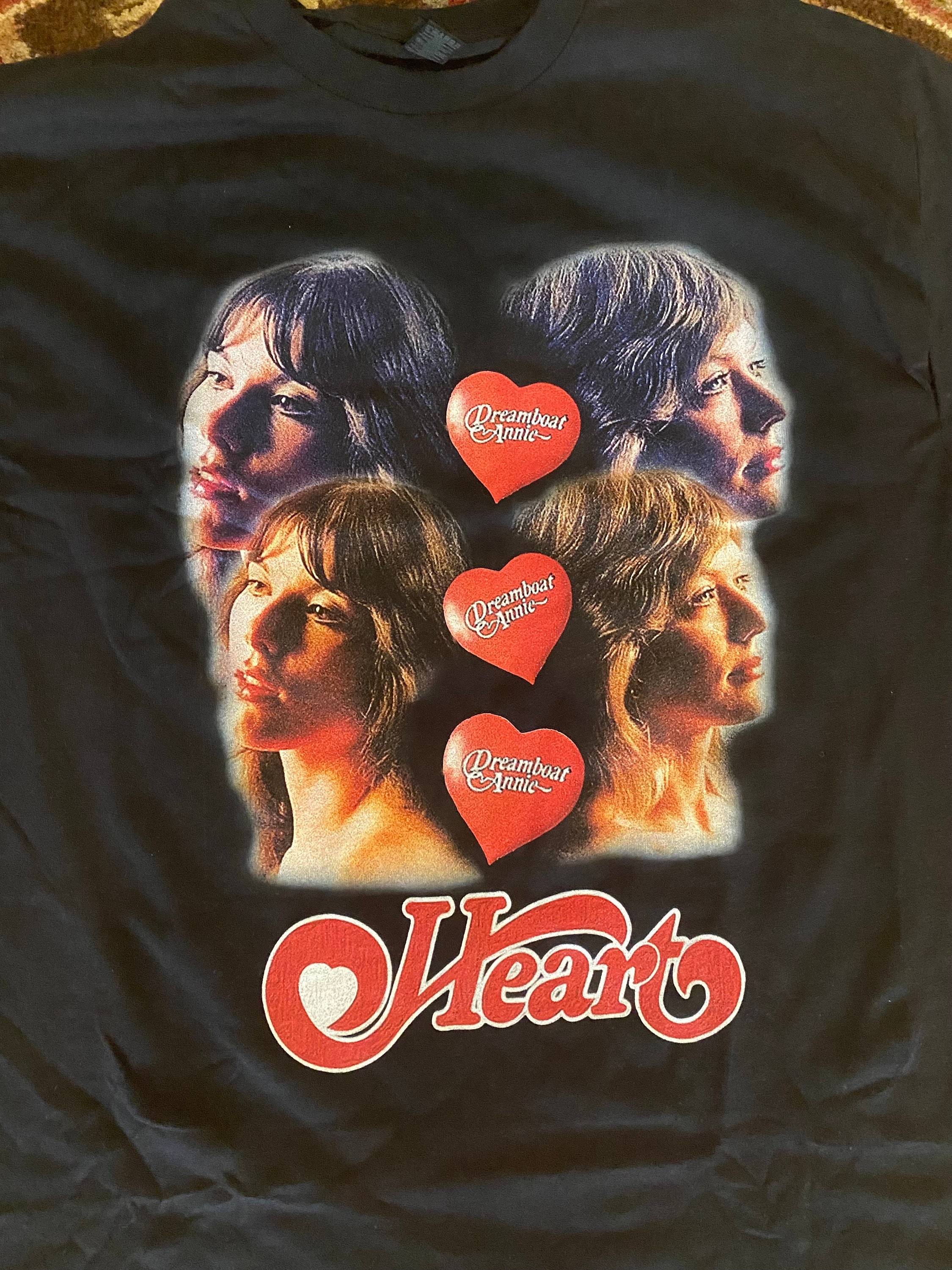 Heart Dreamboat Annie Vintage 70s Classic Rock Music T Shirt - Etsy