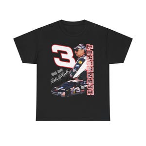 Dale Earnhardt #3 Unisex Heavy Cotton Tee, NASCAR Driver T-Shirt, Raise Hell Praise Dale, Gift for Racing Fans, Racing Apparel