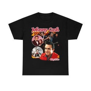 Johnny Cash Ring of Fire hors-la-loi t-shirt de musique country