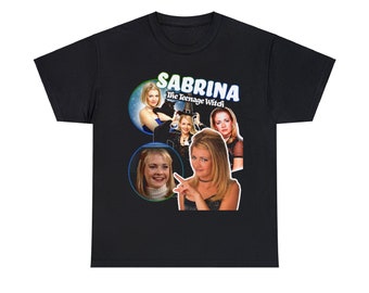 Camiseta de la actriz Sabrina, bruja adolescente, comedia adolescente de los 90, Melissa Joan Hart