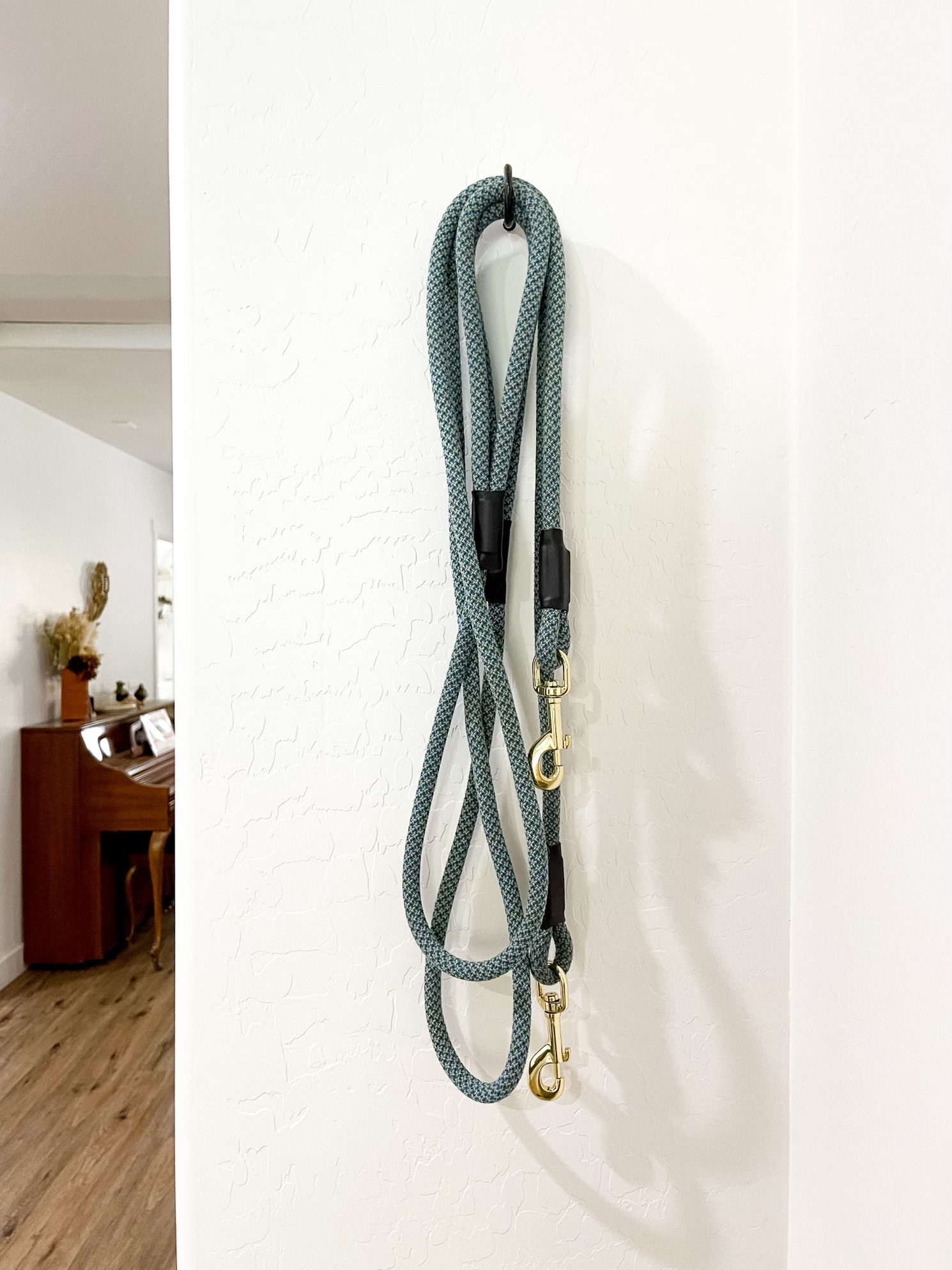 Climbing Rope Dog Leash BLUE PATTERNED Etsy