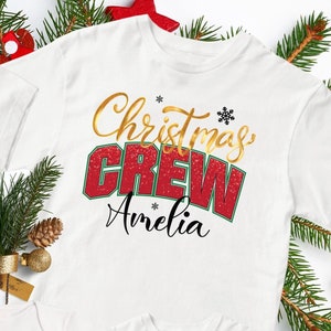 Christmas Crew Shirt, Christmas Party Shirt, Matching Family Christmas Shirts 2024, Custom Christmas Crew Tee, Christmas Crew Squad Shirt T