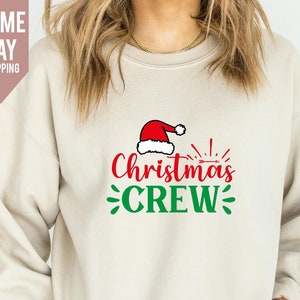 Christmas Crew Sweatshirt, Family Christmas Sweater 2024, Family Christmas Shirts, Christmas Tee, Toddler Christmas Top, Holiday Sweatshirt