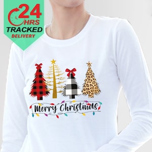 Christmas Tree Long Sleeve T-Shirt: Matching Family Holiday Top