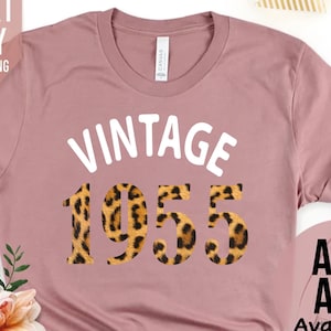 Camiseta de aniversário de 70 anos, camiseta de aniversário vintage 2025, presentes de aniversário de 70 anos para mulheres, camiseta de presente de aniversário vintage de 1955, presente de aniversário para a mãe