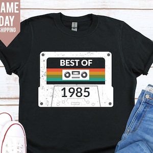 Best Of 1985 Shirt, Vintage 1985 T-Shirt, 40. Geburtstagsgeschenk für Männer, Ehemann-Geburtstags-T-Stück, 40