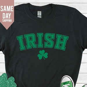 Irish T-shirt 2025, Lucky Shirt, Women Patrick&#39;s Day T-shirt, Irish Crewneck, Shamrock Shirt Green Shamrock T-shirt, Saint Patrick&#39;s Shirt