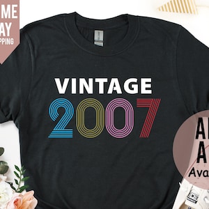 18. Geburtstag Tshirt, 18. Geburtstag Party Shirt für Mädchen, Vintage Geburtstagsgeschenk, Geburtstagsgeschenke für sie, Teenager-Mädchen Geschenke Tochter Shirt