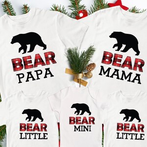 Bear Family Christmas Shirts, Christmas shirt for Men Women Mom T, Christmas Shirt For Family, Christmas Matching Shirts, Family Bear Shirts