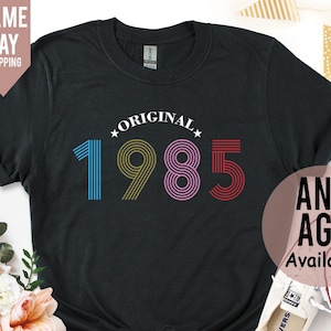 40. Geburtstag Tshirt, 1985 Vintage Geburtstag Shirt, 40.Geburtstagsgeschenke für Frauen, Vintage Geburtstagsgeschenk Shirt, Geburtstagsgeschenk für Mama