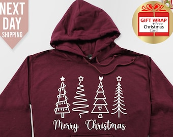 Christmas Hoodie - Etsy UK