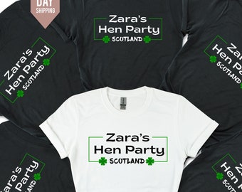 St Patrick's Day Hen Party Shirt: Custom Irish Hens T-Shirt