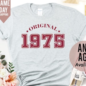 50.Geburtstag Geschenk für Frauen, Vintage 1975 Geburtstag T-Shirt 50.Geburtstag Geschenk 50