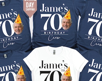 Its my 60th Birthday Shirt 2026, Custom 60th Birthday Photo T-Shirts: Matching Party Group Shirts, 1996 birthday t-shirt, Face Shirt