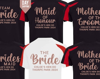 Customizable Stag Do Football Shirt: Funny Sports Hen Party Tee, Bridal Party Shirts, Hen Party Wedding Party, Jersey Bride Gift Team Bride