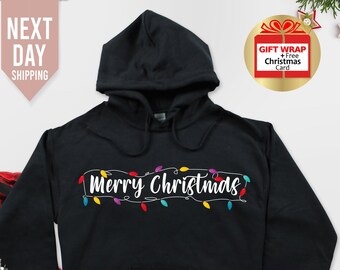 Merry Christmas Hoodie: Passender Familien-Weihnachtspullover
