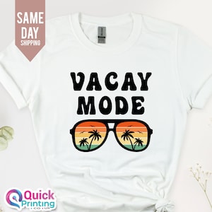 Vacay Mode Shirt, Matching shirts for friends vacation, Vacay Mode,  Family Trip Matching Shirt, Camping Shirt, Vacation Mode T-Shirt 2024