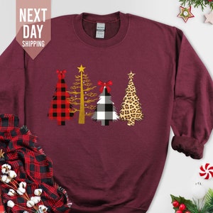 Christmas Tree Jumper, Family Matching Christmas Jumper, Christmas Sweatshirt Women Men, Holiday Christmas Sweatshirt, Kids Christmas Gift
