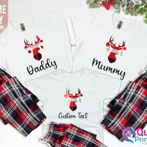 Personalized Family pajamas, Christmas Pjs, Matching christmas pjs, Custom Christmas Pjs, Family Matching Pjs, christmas gifts for family