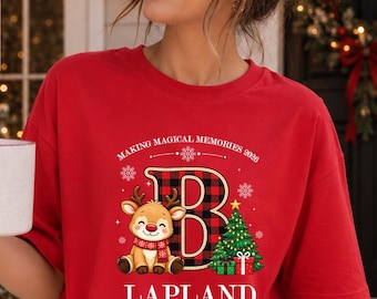 Personalised LAPLAND Family Christmas T-shirt, Lapland 2026 Matching Family Christmas Tops, Xmas Shirt, Lapland Christmas T-shirt, Xmas Top