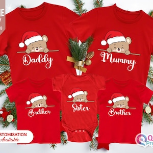 Bear Family Christmas Shirts, Christmas shirt for Men Women Mom T, Christmas Shirt For Family, Christmas Matching Shirts, Family Bear Shirts