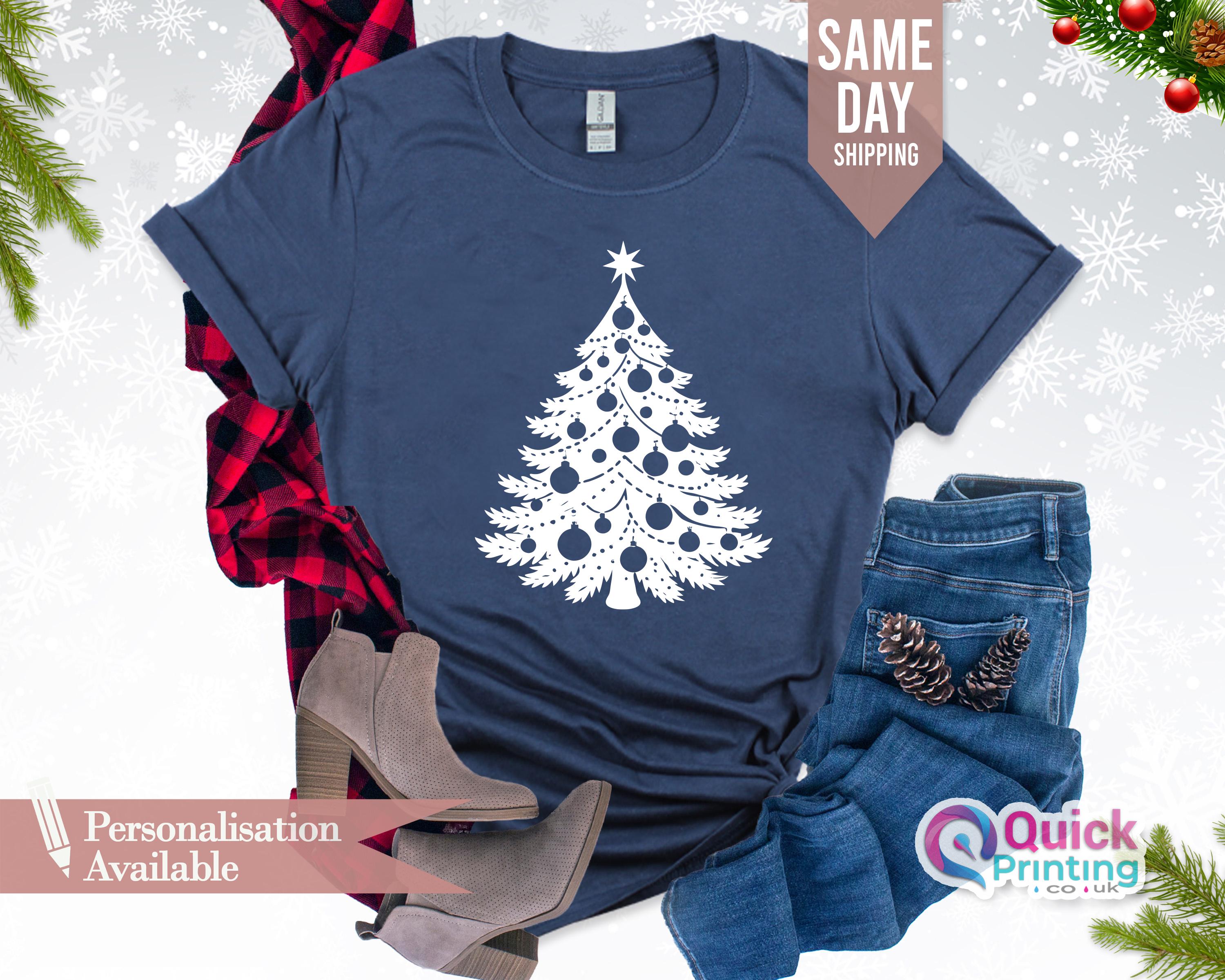 Christmas Tree T-shirt, Santa Trees Shirt, Merry Christmas