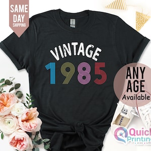 Ladies 40th Birthday Shirt 2025, 40th Birthday Gifts for women, 1985 Vintage Birthday Shirt, Vintage Birthday gift shirt, Mum Birthday tee
