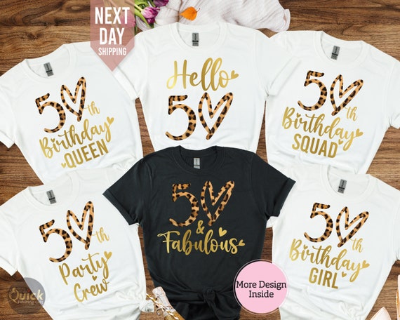 50th birthday shirts for ladies