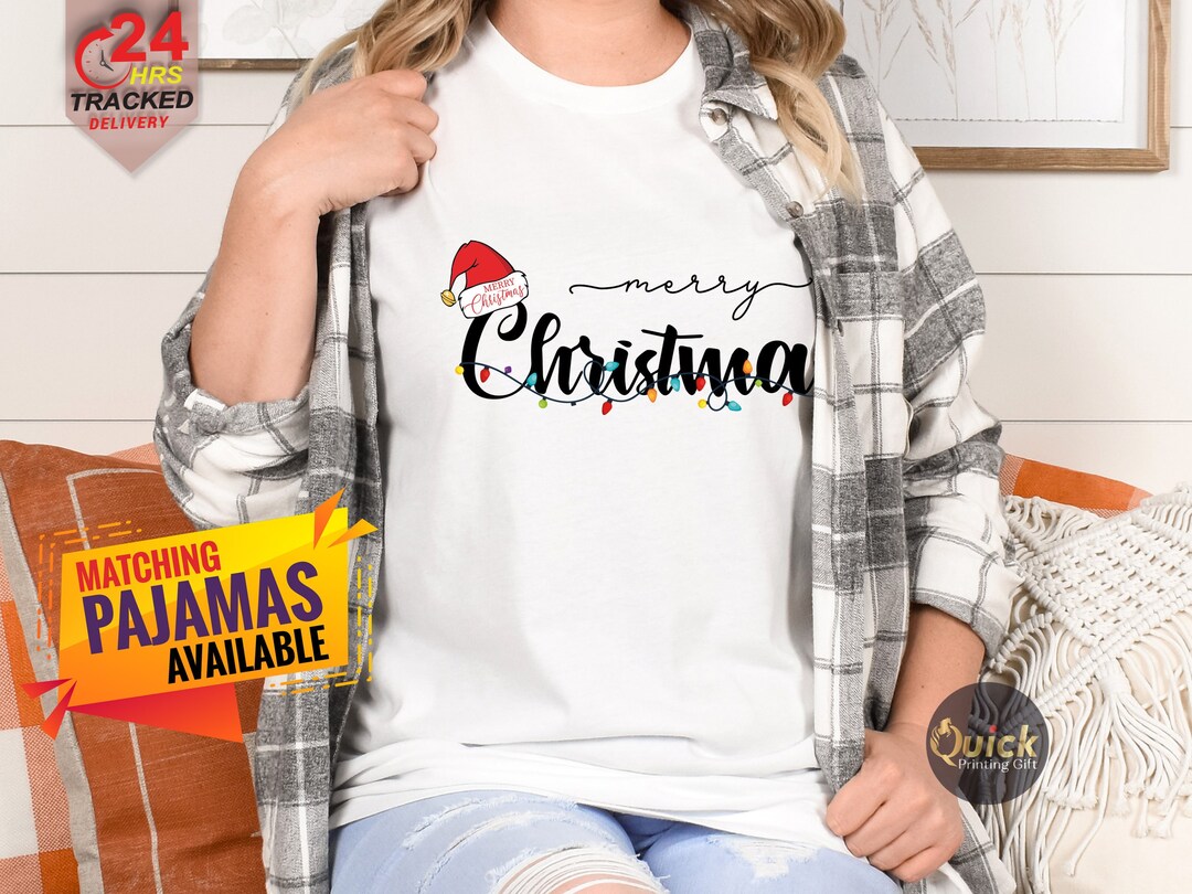 Merry Christmas Shirt, Gifts for Women Men, Holiday T-shirt, Christmas ...