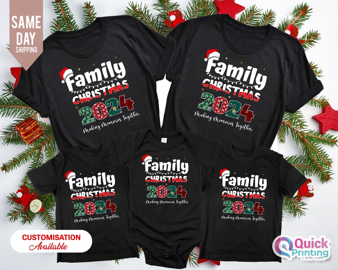 Family Christmas 2024 Making Memories Together Shirts, Family All