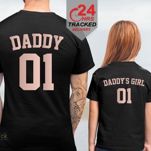 Daddy Daddys Girl shirt, Father&#39;s Day gift, Birth gifts, Dad gift, Announce pregnancy, FatherGirl Shirt | Partner Shirt, dad son shirt 2024