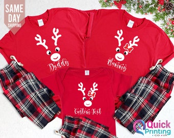Littlemiabella Red Holiday PAJAMAS| Family Pajamas | Christmas Pajamas | Matching Outfits | Matching Pajamas | Mommy And Me Matching Pajamas | Holiday Pjs