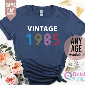 40. Geburtstag Tshirt, 1985 Vintage Geburtstag Shirt, 40.Geburtstagsgeschenke für Frauen, Vintage Geburtstagsgeschenk Shirt, Geburtstagsgeschenk für Mama