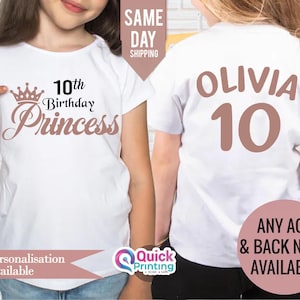 10.Geburtstag Mädchen Jungen Tshirt, zweistellige Geburtstagsshirt, 10.Geburtstagsgeschenk, 10 Jahre Geburtstagsparty Outfit, Geburtstagsshirt