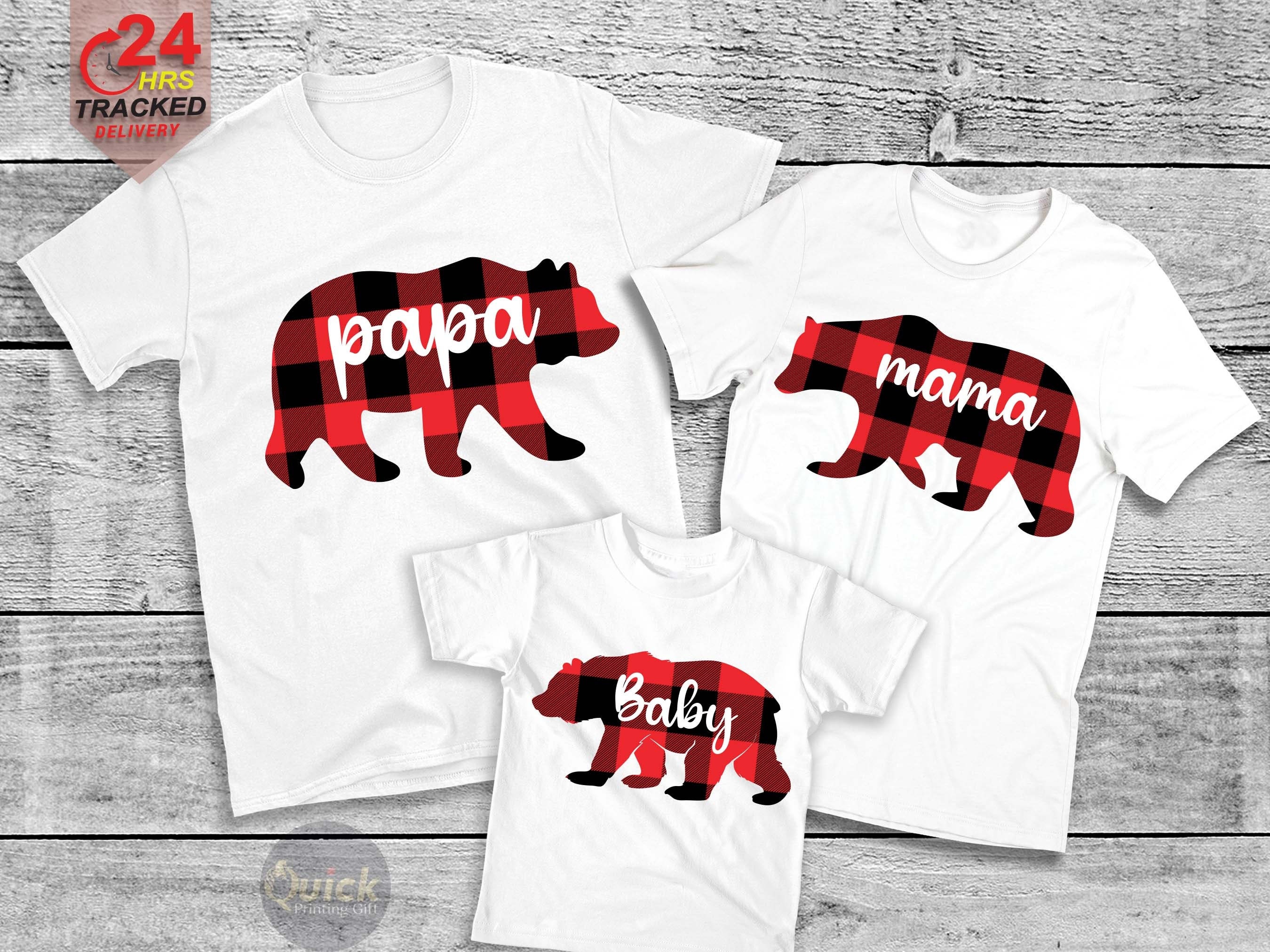 Daddy bear baby bear pyjamas sale