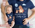First Father's Day Matching Bear Shirt & Baby Vest, Fathers day 2026 t-shirt, Dad son shirt 2026. Best dad ever shirt, Dad Daughter shirt product logo