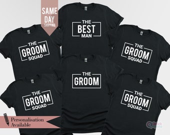 Groom & Team Groom T-shirt: Matching Wedding Party Shirts