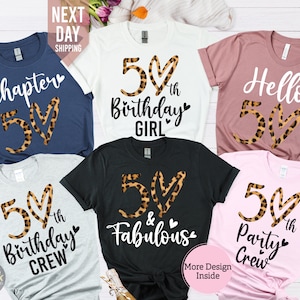 Chapter 50 Birthday Shirt, Group Shirts, 50th Birthday Shirt for Women, 1974 Birthday Fabulous Top, Friends Party Shirts, Happy Birthday tee