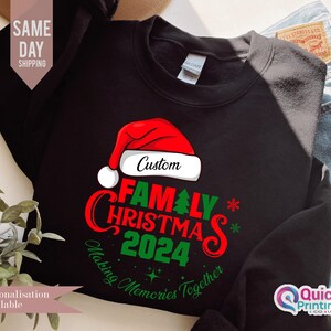 Family Christmas Sweaters, Custom Family Christmas Sweater, Matching Christmas Jumper, Christmas Gift For Family, Cute Christmas Sweatshirt