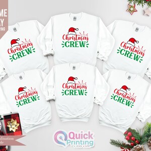 Christmas Crew Sweatshirt, Family Christmas Sweater 2024, Family Christmas Shirts, Christmas Tee, Group Sweatshirt, Holiday Sweatshirt