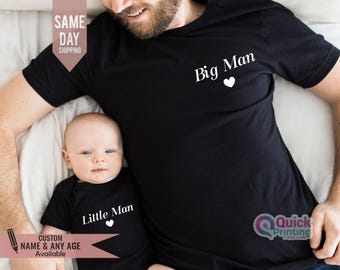 Matching Dad and Son Shirts: Father's Day T-Shirt Set