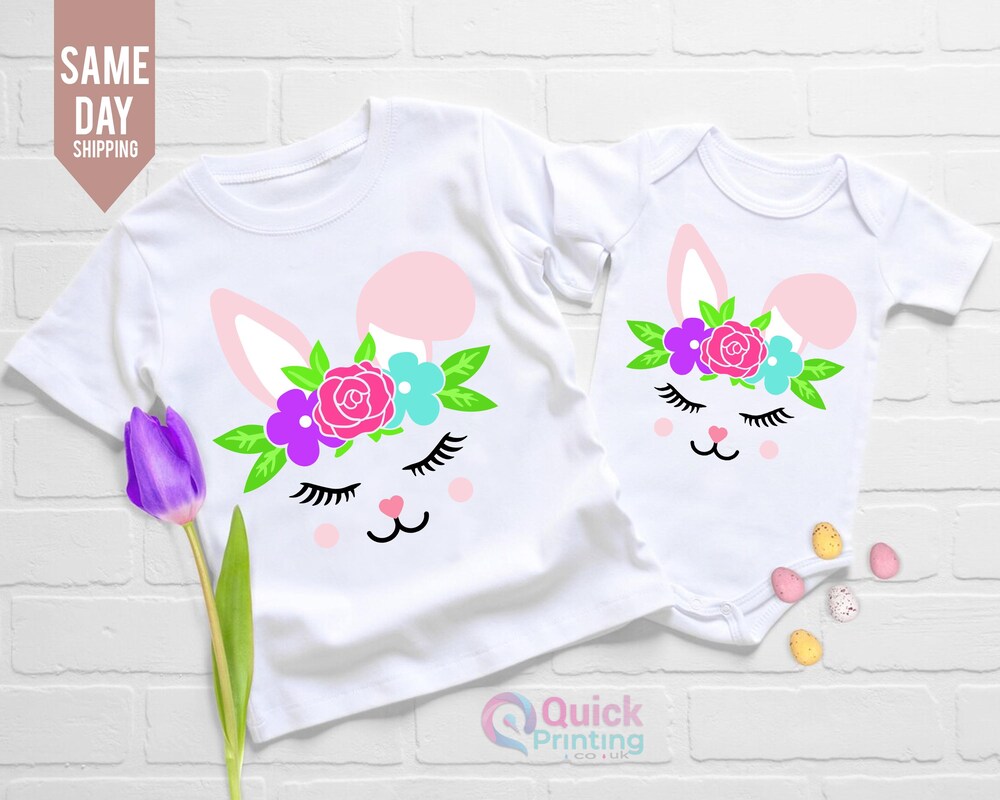 Snorider Design Girls Easter Shirt, Easter Bunny Shirt, Happy Easter T, Cute Easter Shirt, Coquette Easter Shirt, Toddler Easter Outfit, Easter Basket Gift