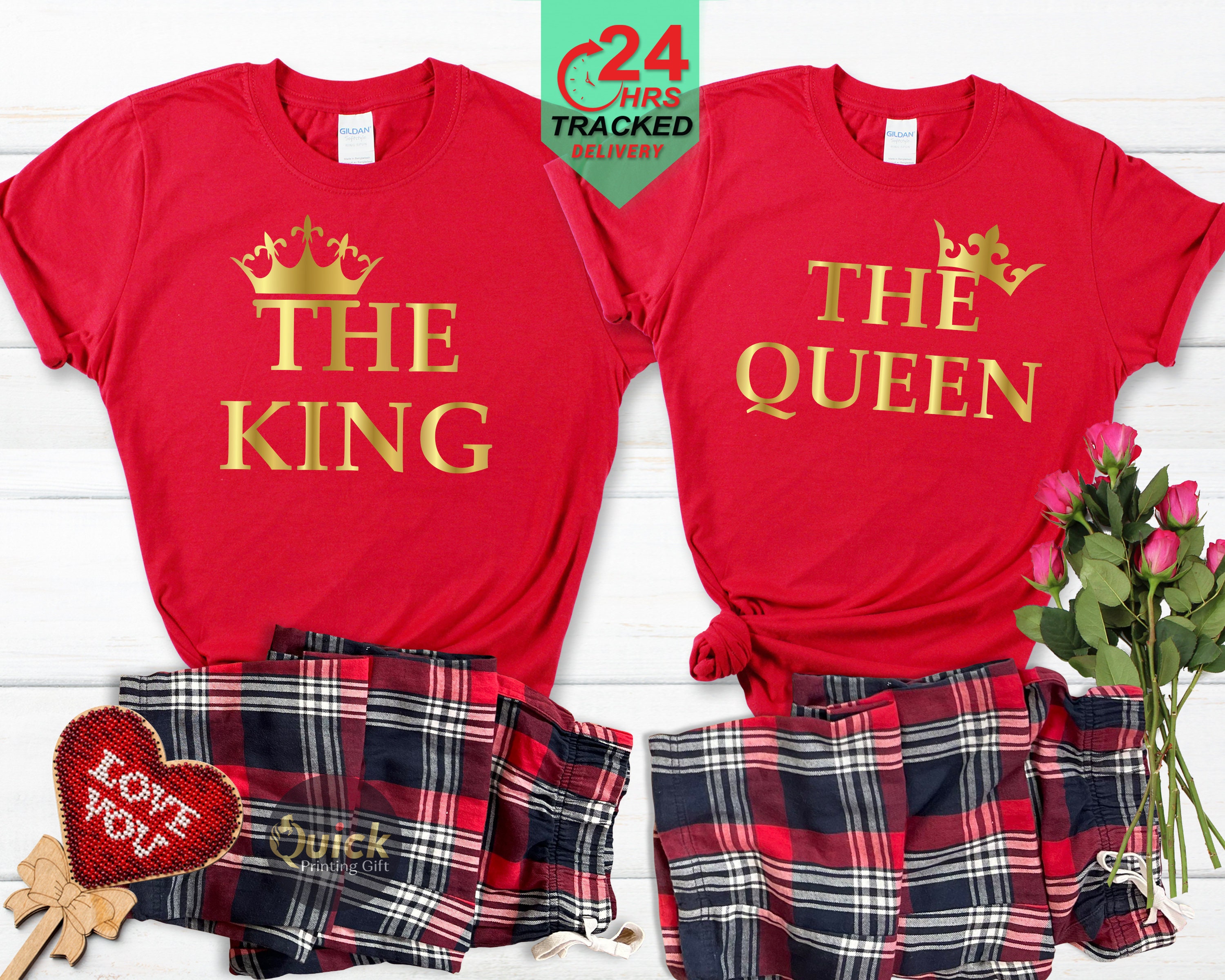 King and queen matching pjs new arrivals