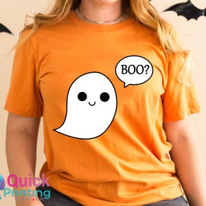 Boo scary Halloween shirt, ladies funny halloween tshirt, Funny Halloween Gift Shirt, trick or treat, kids halloween shirt top, Cute Boo T