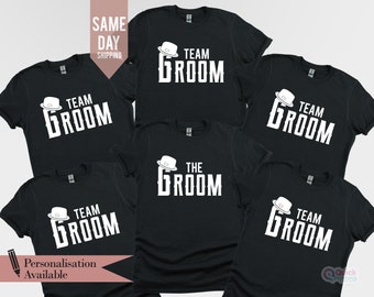 Personalized Team Groom T-Shirt: Bachelor Party Matching Shirts