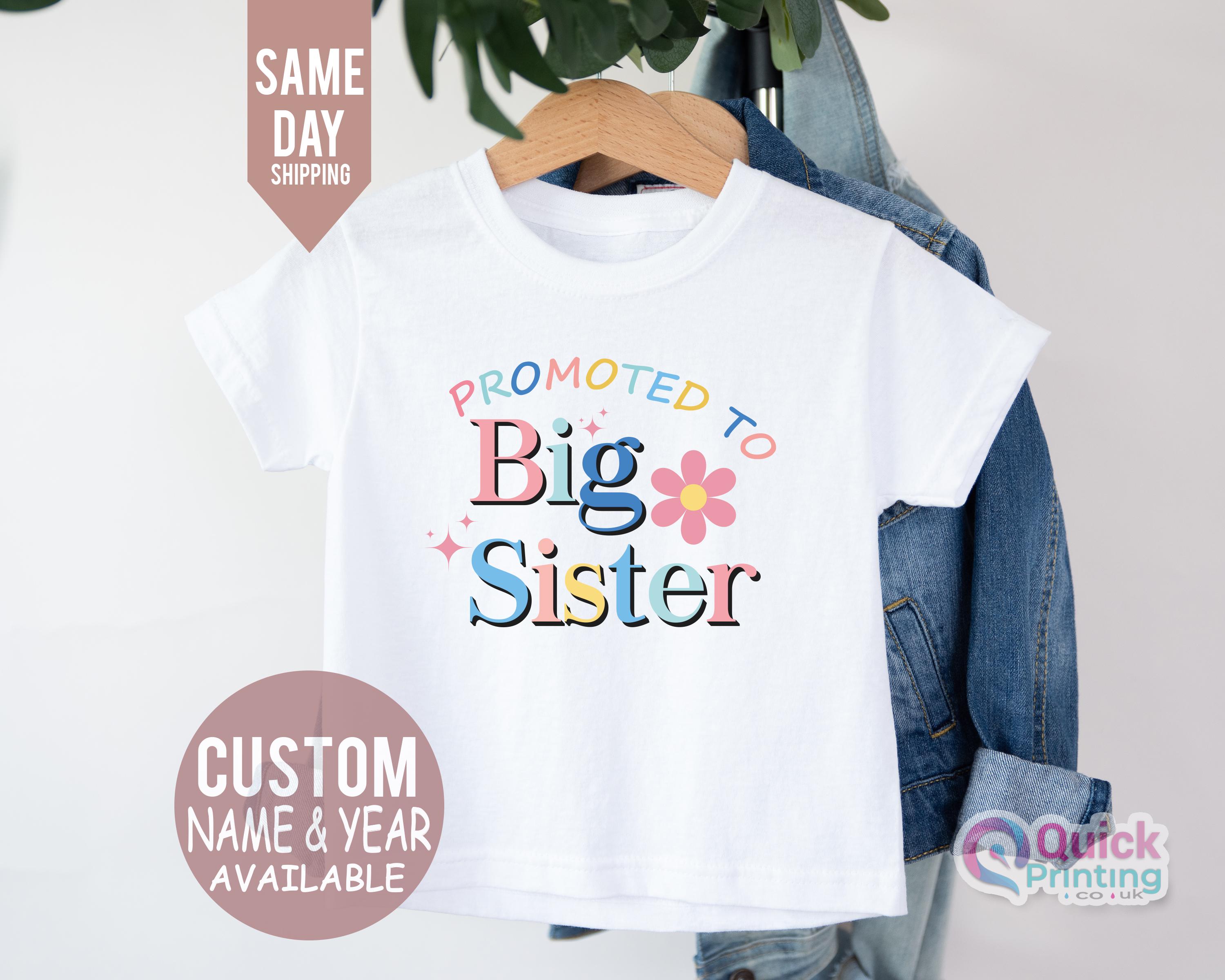 Big Sister Tshirt Etsy Canada