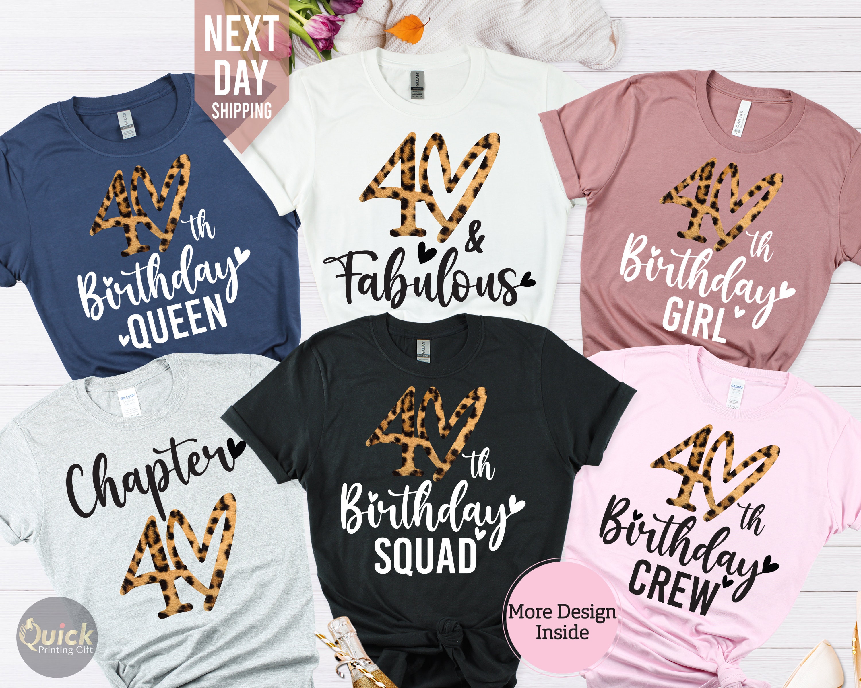 40th Birthday Squad Shirt 40th Birthday Gifts for Women Birthday Crew Shirt 1985 Group Shirts 40th Birthday Party Top happy Birthday Tee Etsy